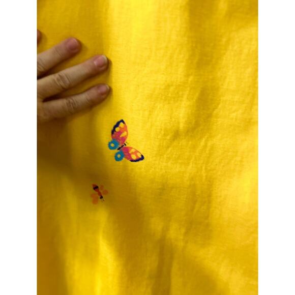 Sag Harbor 2 Piece Outfit Shacket And Tank Dress 10 P Linen Blend Flower Buttons - Picture 6 of 16